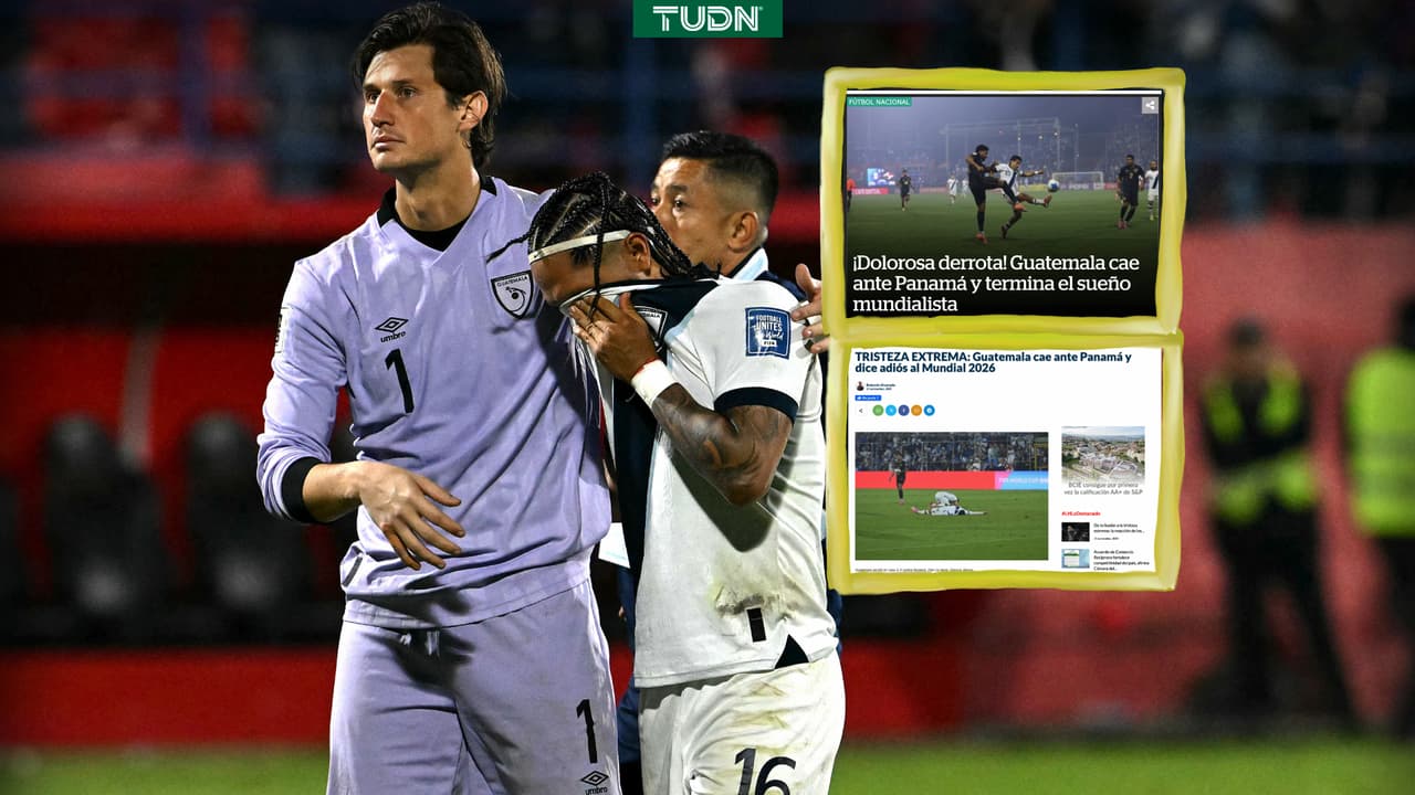 Les dan con todo: así reaccionó la prensa ante eliminación de Guatemala del Mundial 2026