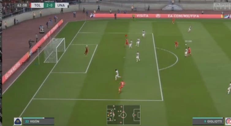 Diego Rosales demostró un gran nivel de juego al mando de los Diablos y goleó a los Pumas del defensa Luis Quintana.