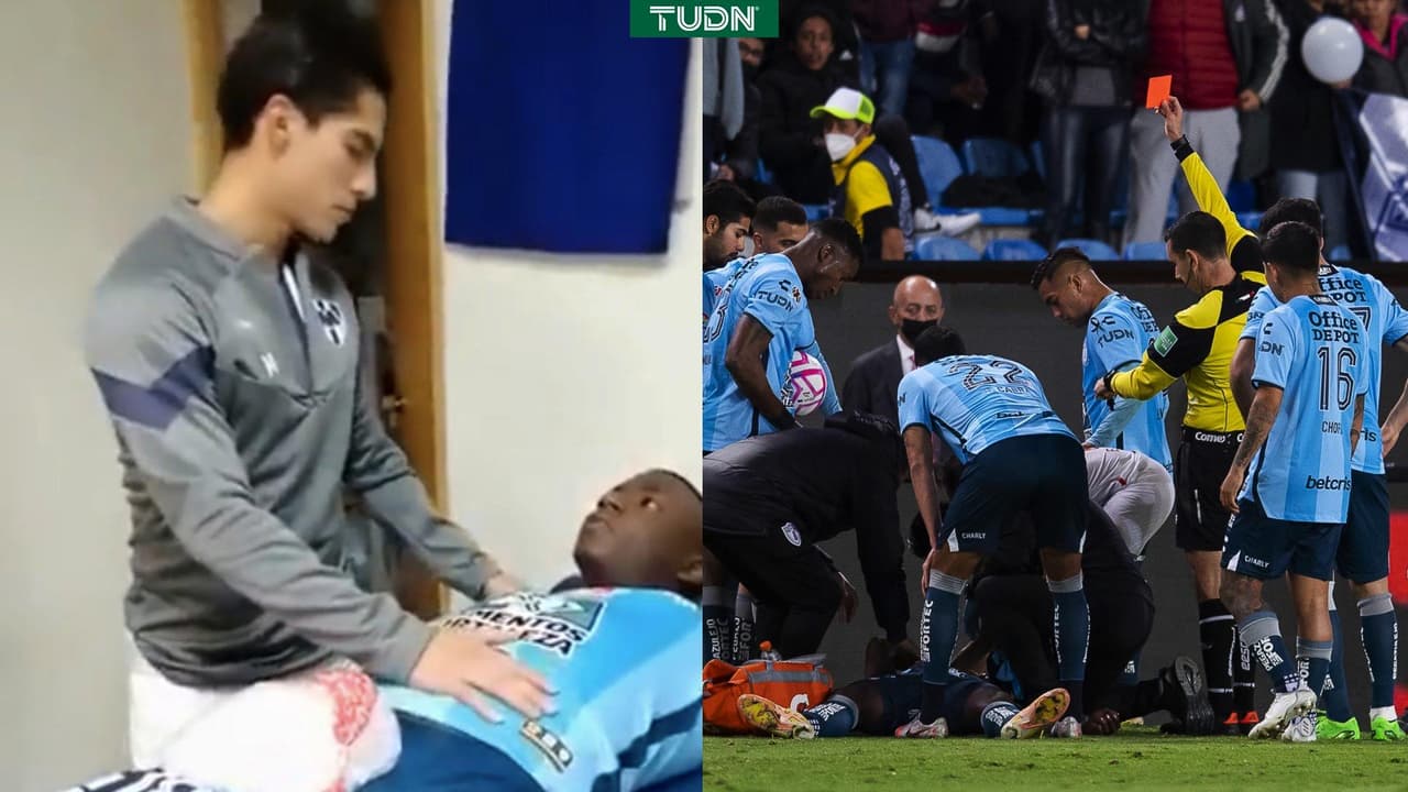 Monterrey: Érick Aguirre se disculpa con Marino Hinestroza tras lesionarlo