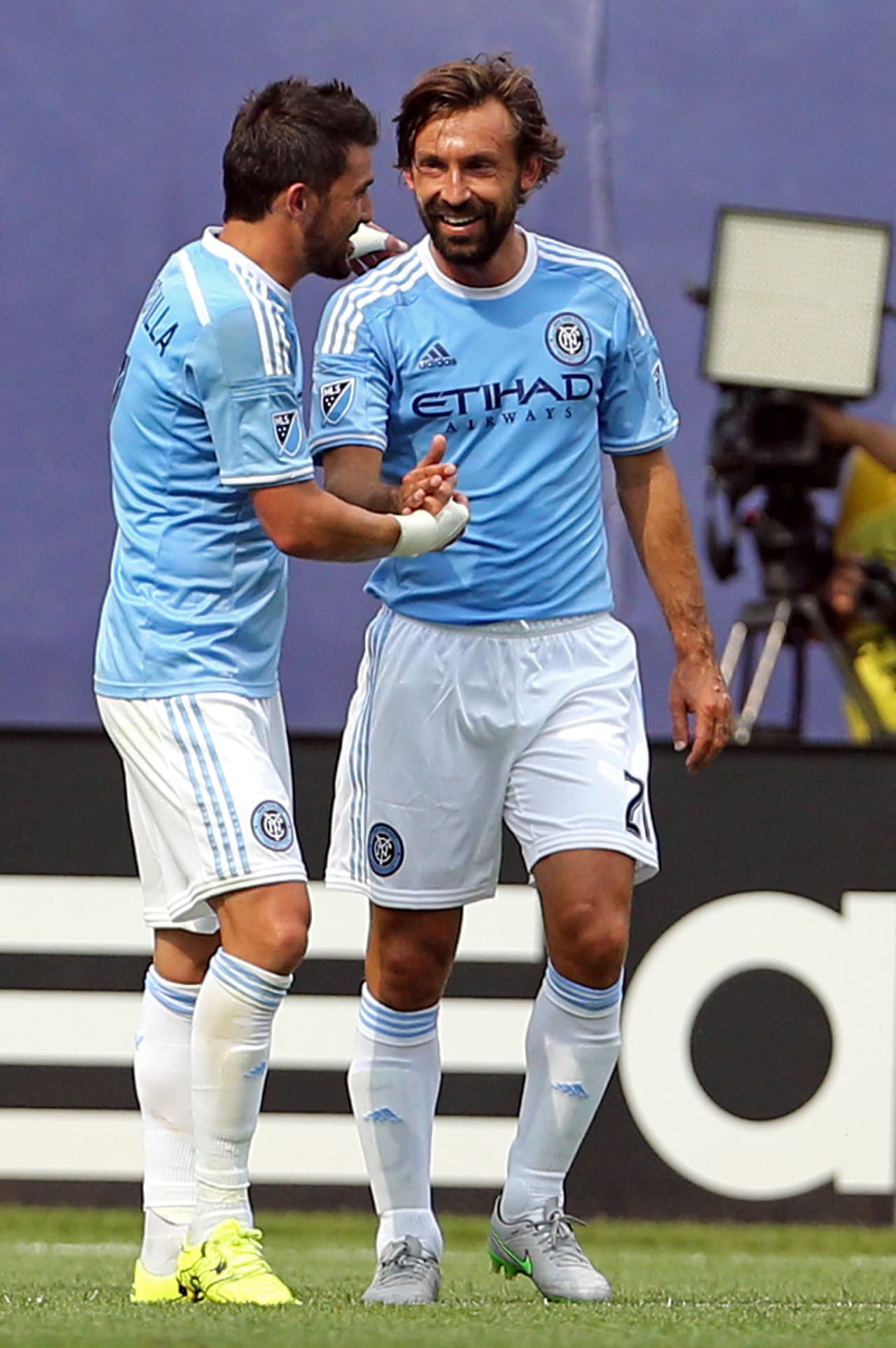 Villla y Pirlo formaron una dupla letal para New York City FC.