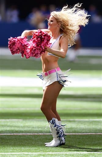 Checa lo mejor de las chicas en rosa de la NFL que apoyaron a la detección temprana del cáncer de mama.