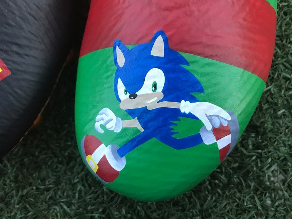 Hasta los personajes de los más famosos videojuegos dicen presente. (New York Red Bulls)