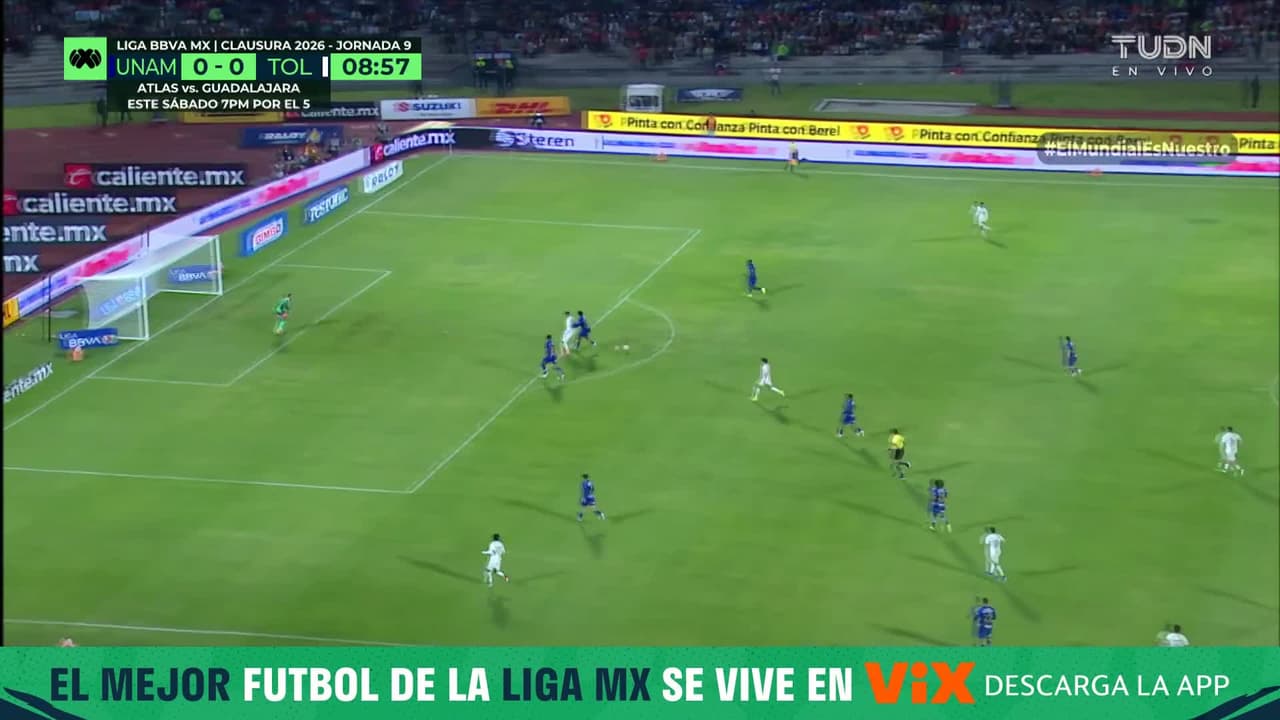 ¿Qué hizo Jordan Carrillo? ¡Pumas desperdicia el contragolpe de manera lamentable!