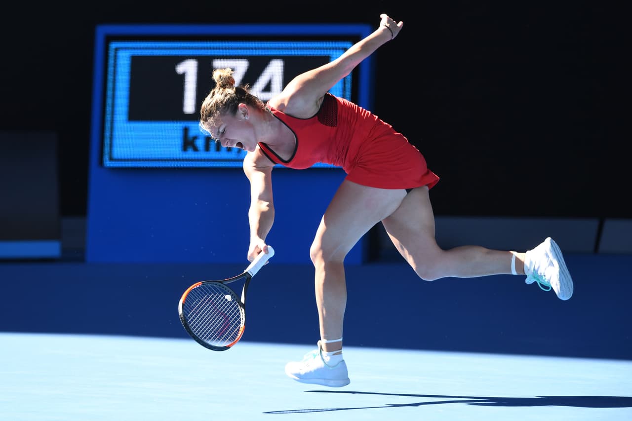 Tampoco decepcionó la rumana Simona Halep, que a pesar de sufrir un poco venció 7-5 (5), 6-1 a Destanee Aiava.