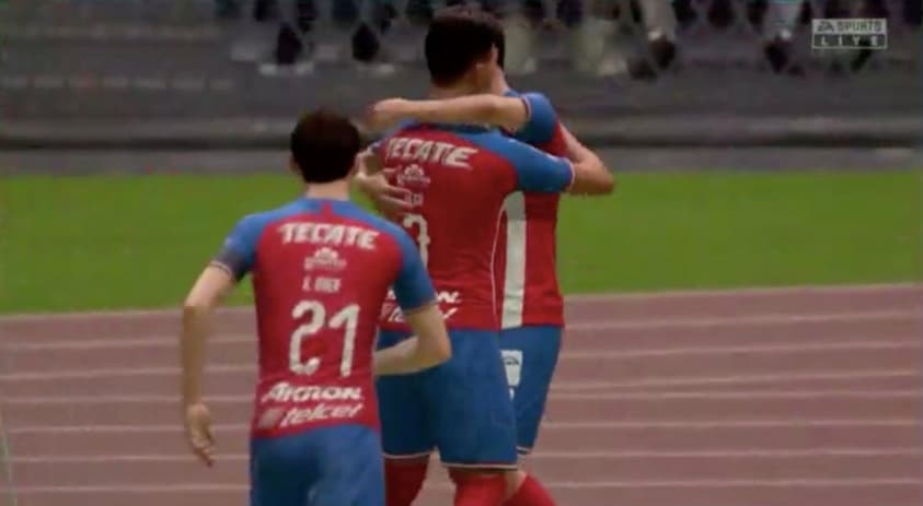 Fernando Beltrán se puso las ìlas en el segundo tiempo y consiguió el gol del empate para dividir los puntos.