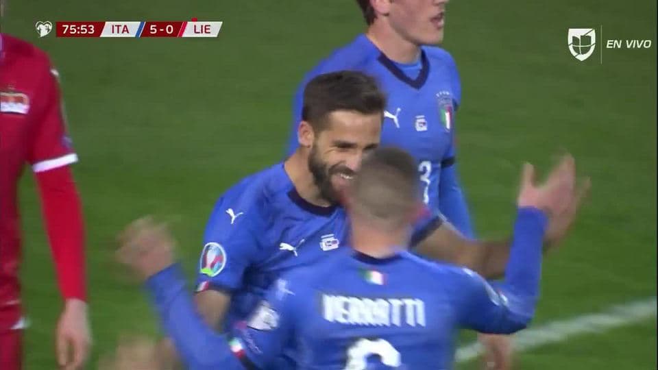 ¡GOOOL! Leonardo Pavoletti anota para Italy