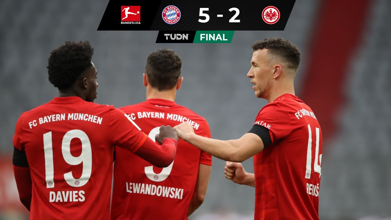 ¡Sin sorpresa! Bayern muestra su poderío ante el Frankfurt