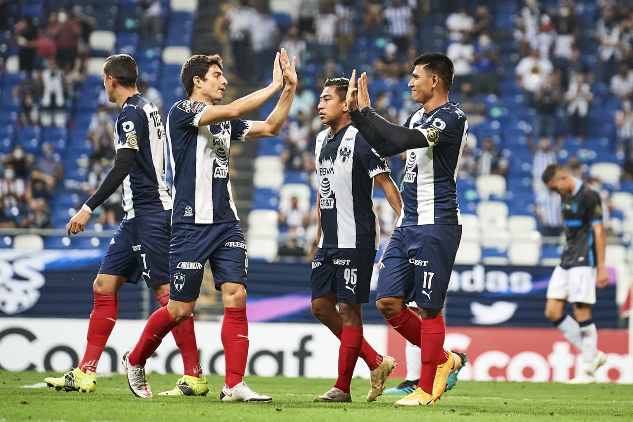 Con goles de Jesús Gallardo, Vincent Janssen y Luis Sanchez, Monterrey vence 3-1 al Atlético Pantoja en la vuelta de los octavos de final de la Concacaf Liga de Campeones.