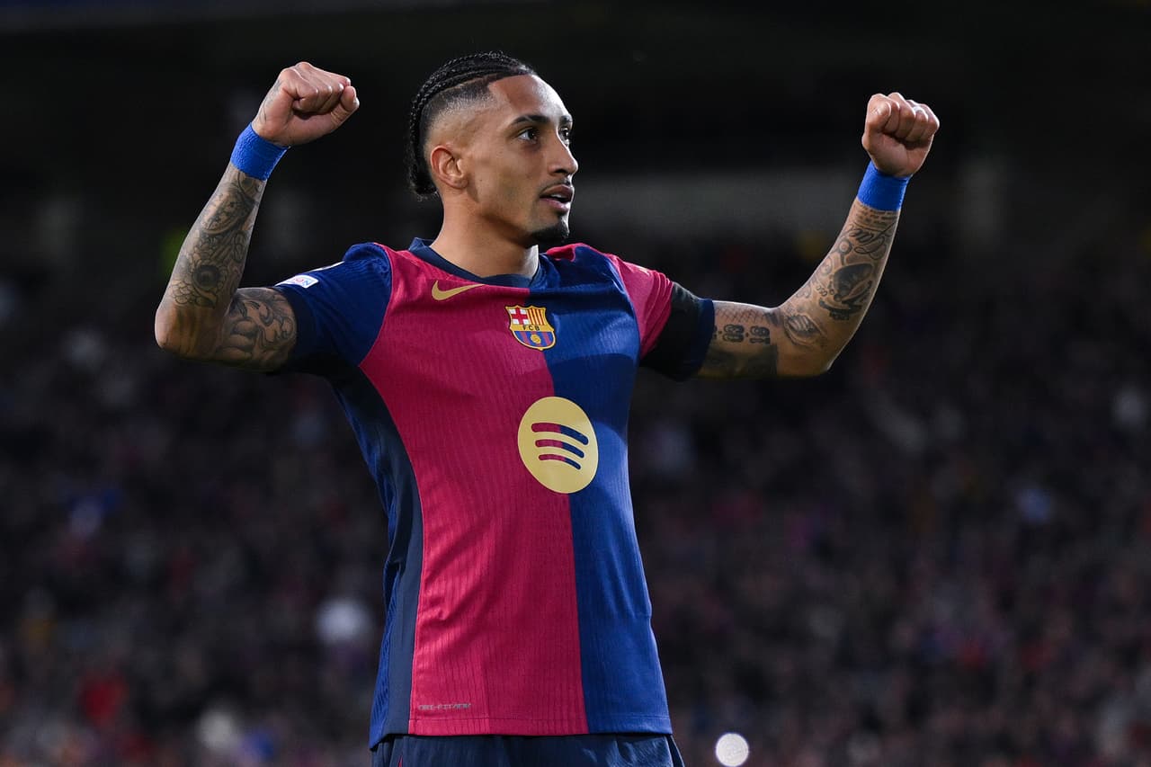 Partidos de hoy jueves 27 de marzo: Barcelona y el polémico Raphinha a escena