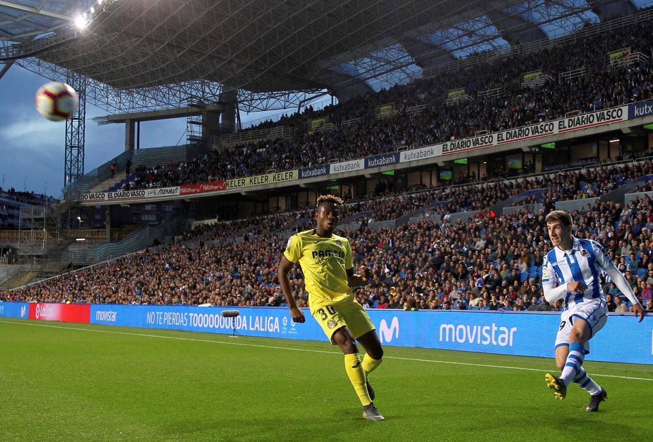 Villarreal derrotó 1-0 de visita en el estadio Anoeta a Real Sociedad, que no contó con el mexicano Héctor Moreno, y se aleja del descenso en la Jornada 34 de la Liga de España.