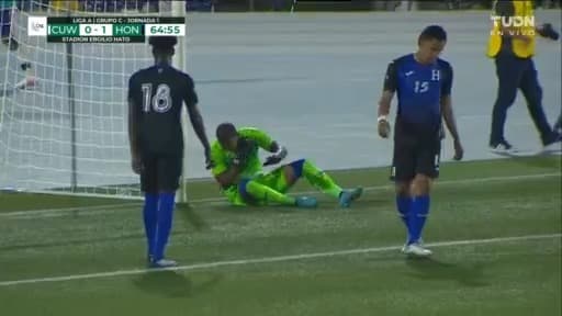 ¡Está intratable! El portero Luis López mantiene el cero para Honduras