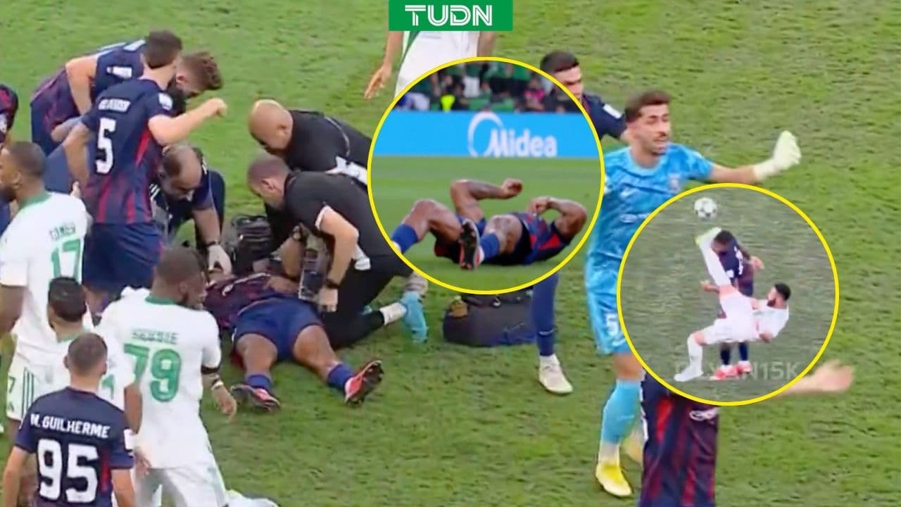 Jugador noquea a rival al intentar chilena en la Champions League de Asia