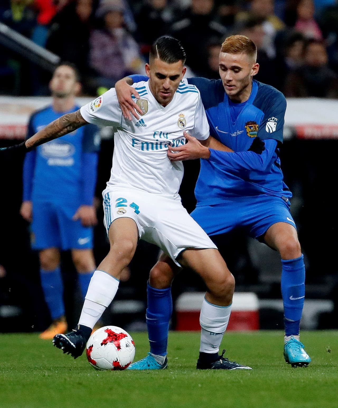 Misma historia para Dani Ceballos, quien ocupó el mediocampo con Llorente y Mateo Kovacic, uno de los que puso experiencia en este partido.