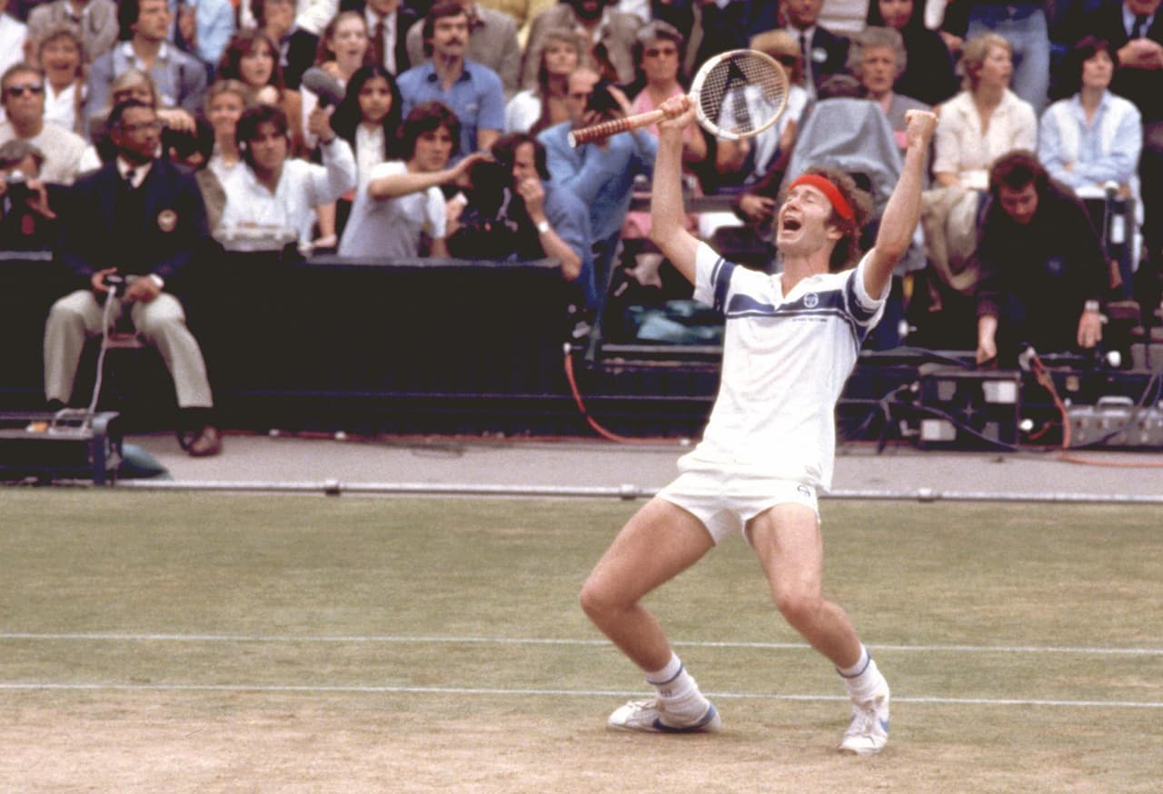 McEnroe obtuvo cuatro veces el US Open y tres veces Wimbledon entre los 77 títulos ganados durante su carrera.