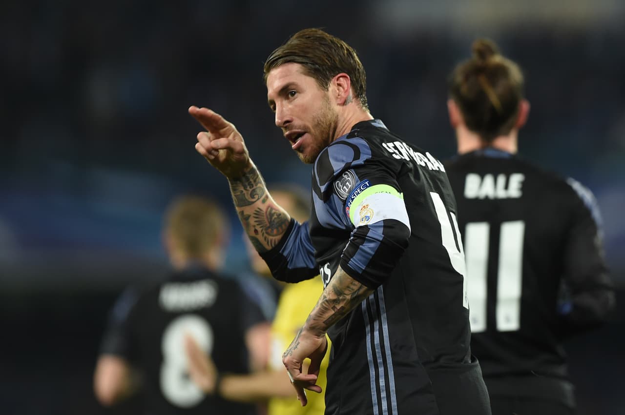 Sergio Ramos nuevamente acudió al rescate del Madrid.