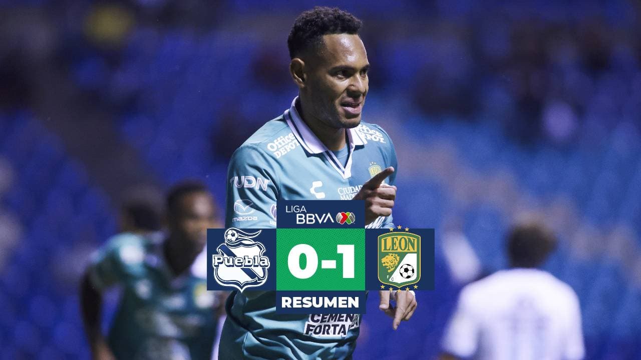 León vence a Puebla a domicilio y se mete por el momento en zona de Liguilla
