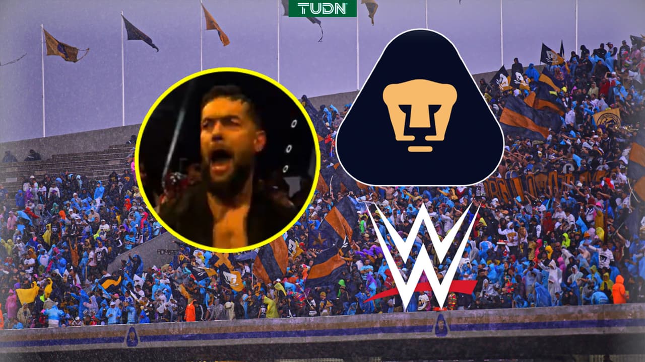 ¡Momento sublime! Luchador de WWE hace el “Goya” de Pumas