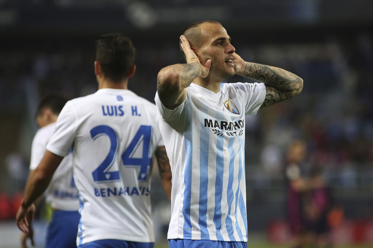 Málaga dio la gran sorpresa con ese tanto y se vivió la fiesta frente a su gente.