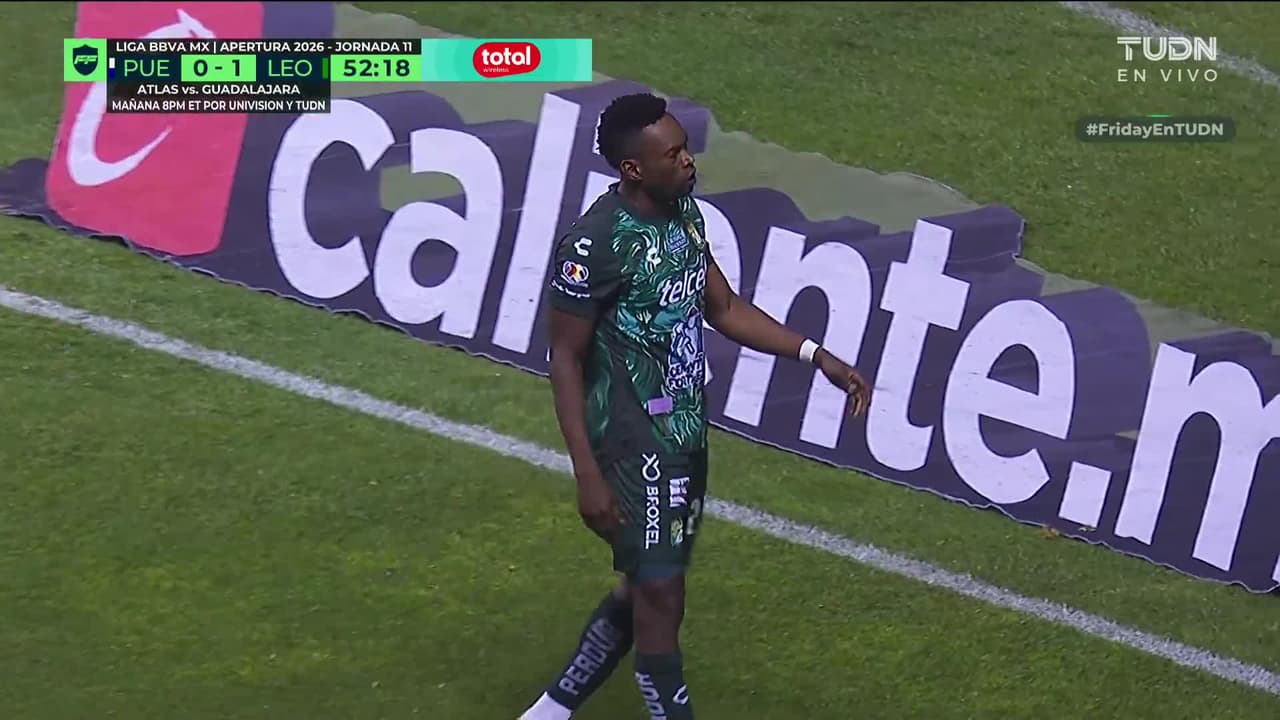 ¡León quiere el segundo! La Fiera acecha el arco de Puebla y roza el gol