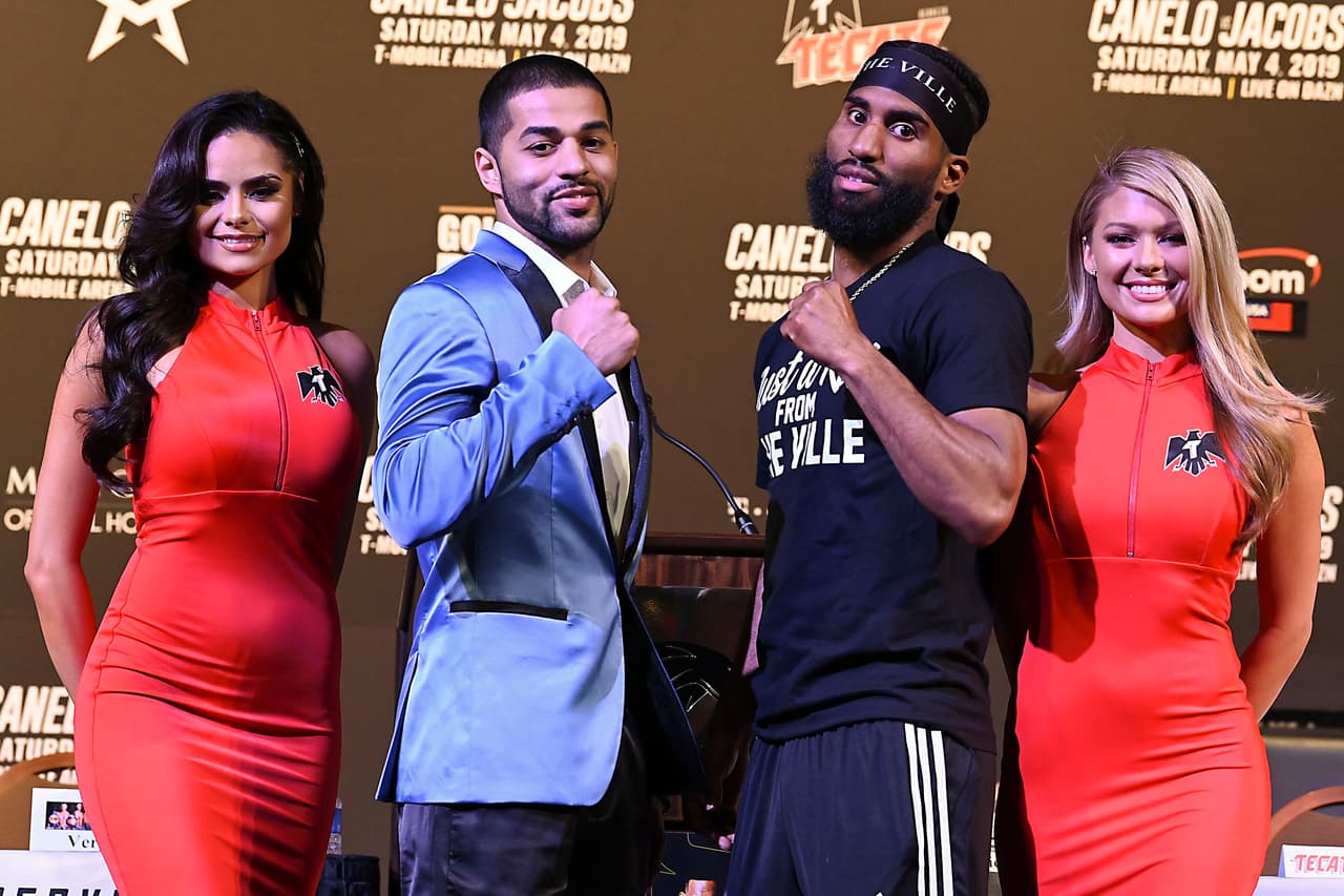 Anthony Young y Sadam Ali, en combate de peso welter.