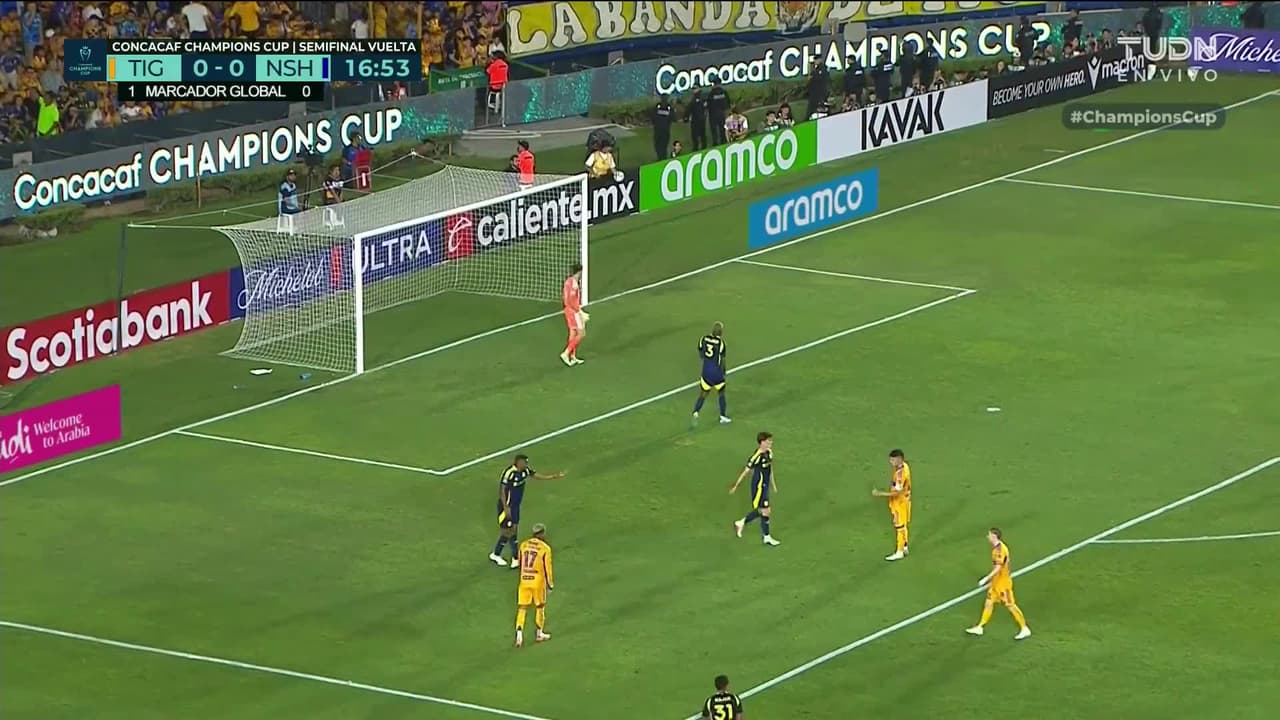 Tigres se quedó a nada, tremendo error de Jeisson Palacios que Tigres no concreta