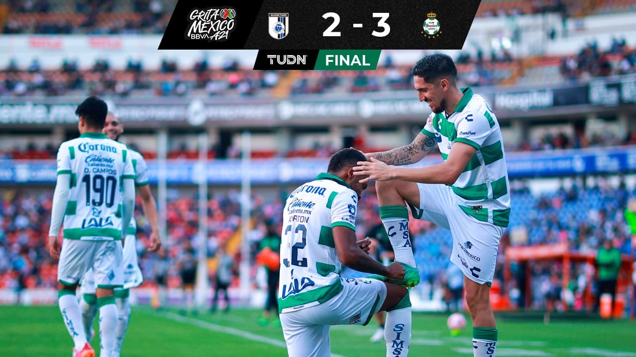 Santos gana y deja fuera a Querétaro de la Repesca