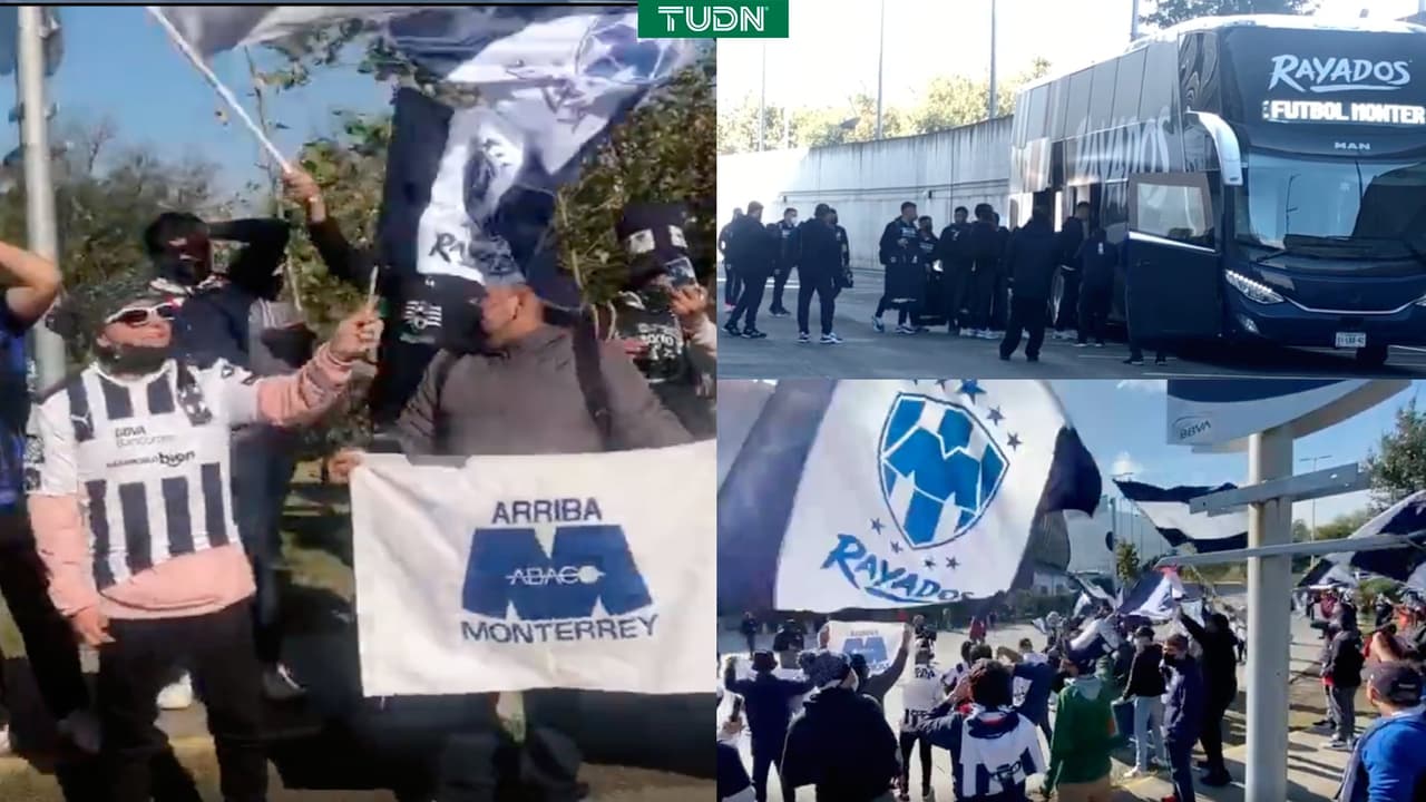Fans de Rayados brindan eufórica despedida previo al Mundial de Clubes