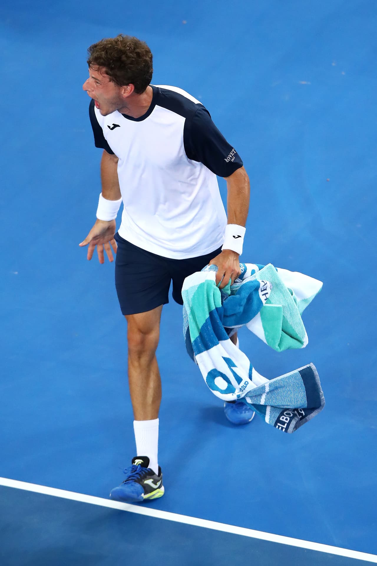 El propio Carreño se disculpó por su gesto en rueda de prensa pero advirtió su molestia con la decisión del juez de silla.