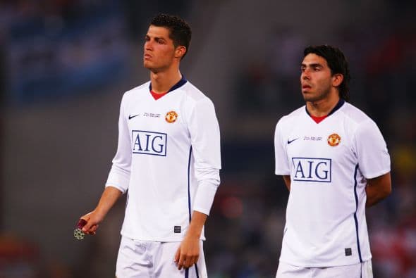 Cristiano Ronaldo y Cartos Tévez.