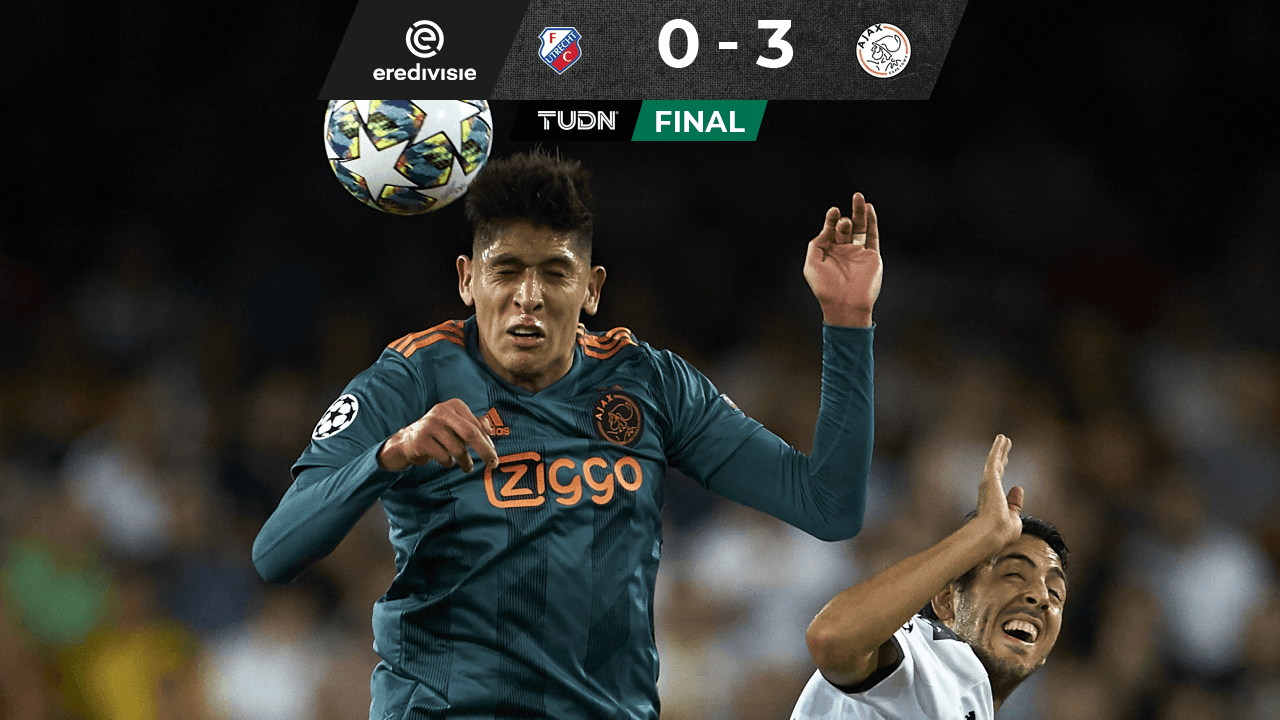 Edson Álvarez tuvo minutos en la victoria del Ajax de Holanda