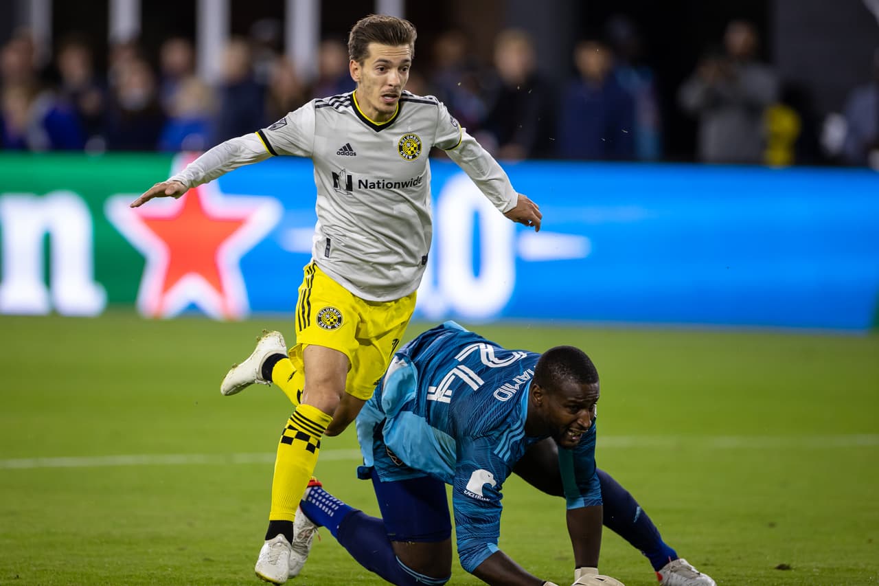 Pedro Santos marcó el otro tanto de Columbus.
<br>