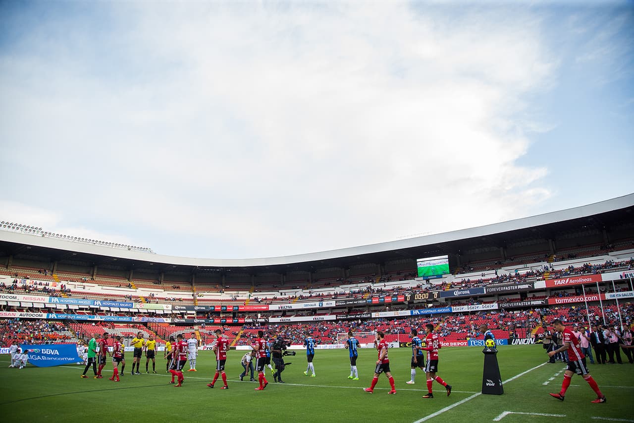 El Estadio Corona está listo para recibir el duelo entre Querétajo y Tijuana. Uno de los mejores estadios del fútbol mexicano.