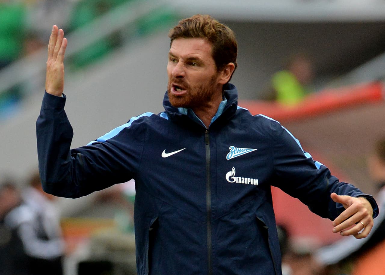 Villas-Boas encaró al árbitro tras ser expulsado de un partido del Zenit.