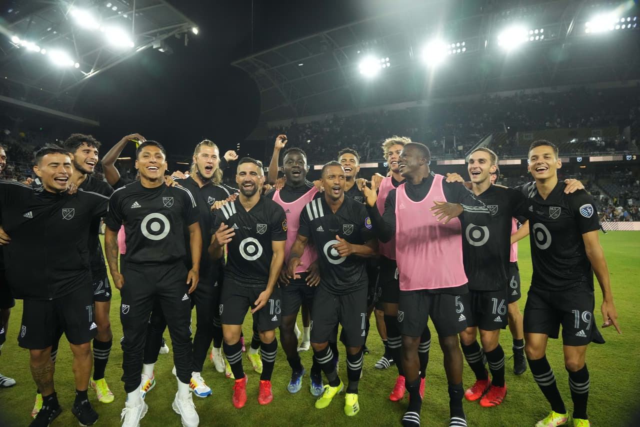 Las caras del triufo.
<br>