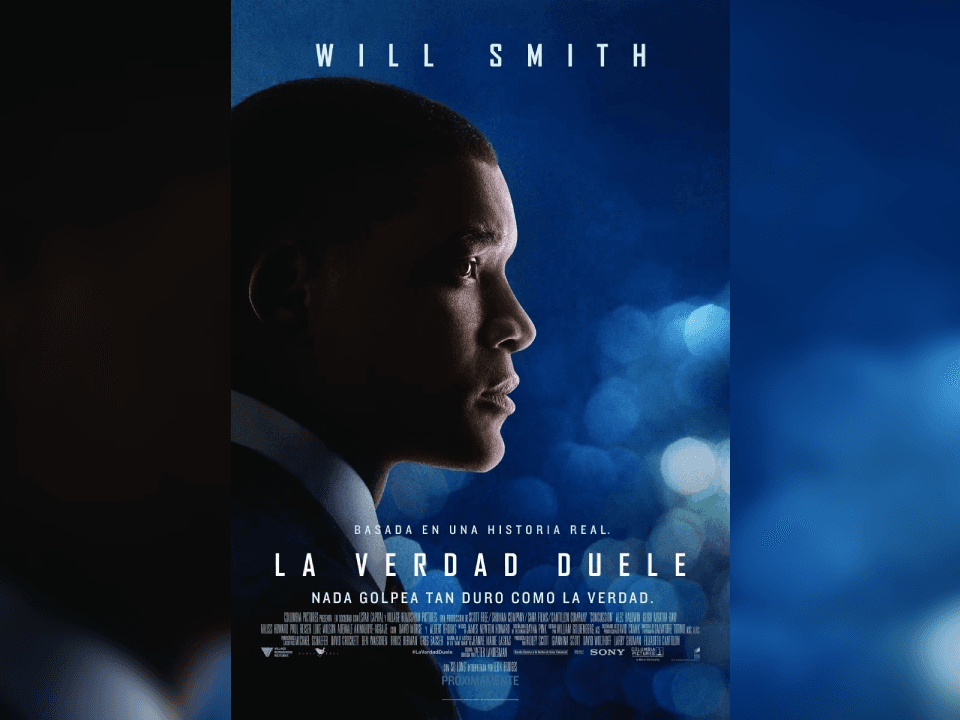 Concussion / La verdad duele | Narra la historia del patólogo que identificó CTE (encelopatía traumática crónica) en jugadores de futbol americano profesional, descubrimiento que desafía la existencia del deporte favorito de Estados Unidos y que pone en la mira al Dr. Bennet Omalu.