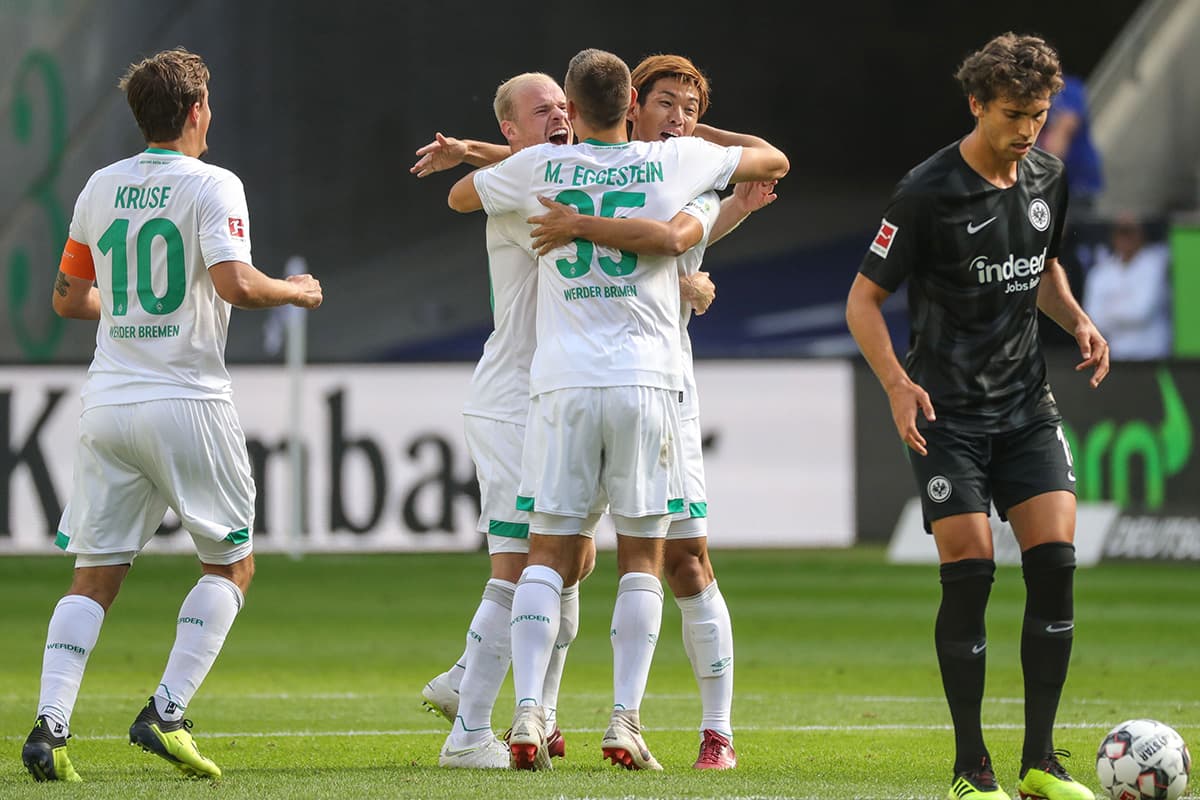El primer gol del juego para el Werder Bremen lo marcó el delantero japonés Yuya Osako al minuto 11.