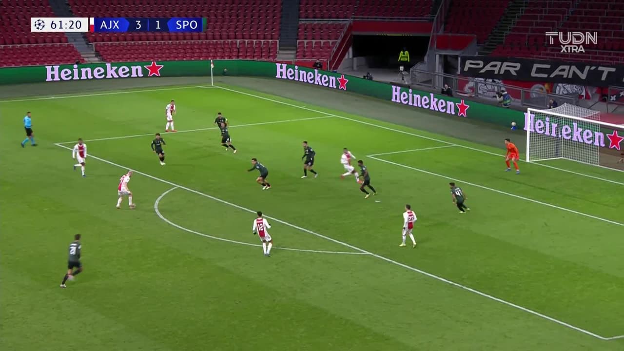 ¡Ya es goleada! Berghuis puso el 4-1 de Ajax sobre Sporting CP