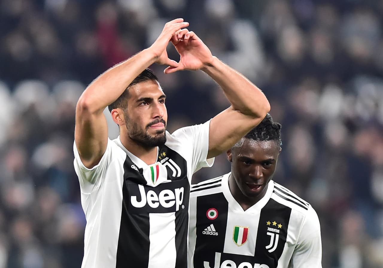 El mediocampista alemán Emre Can (izquierda) sigue en buen momento; marcó el 3-0 de Juventus de tiro penal al minuto 67.