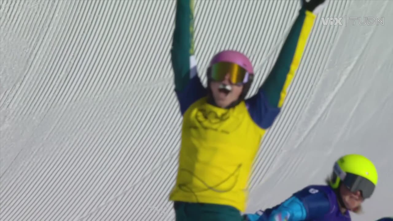 La australiana Josie Baff sorprende con el oro en el snowboard cross femenino