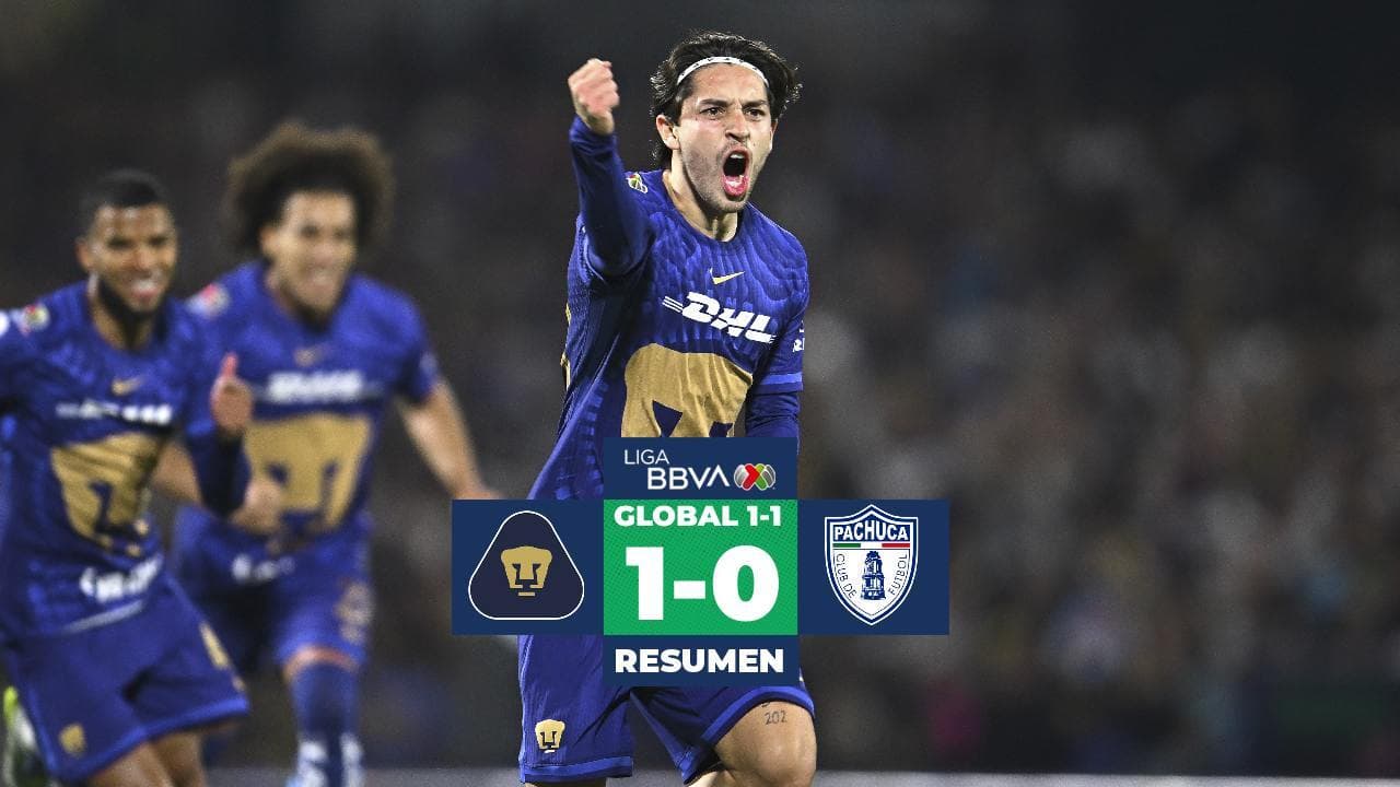Resumen | Pumas vs. Pachuca: Pumas está en la gran final de la Liga MX