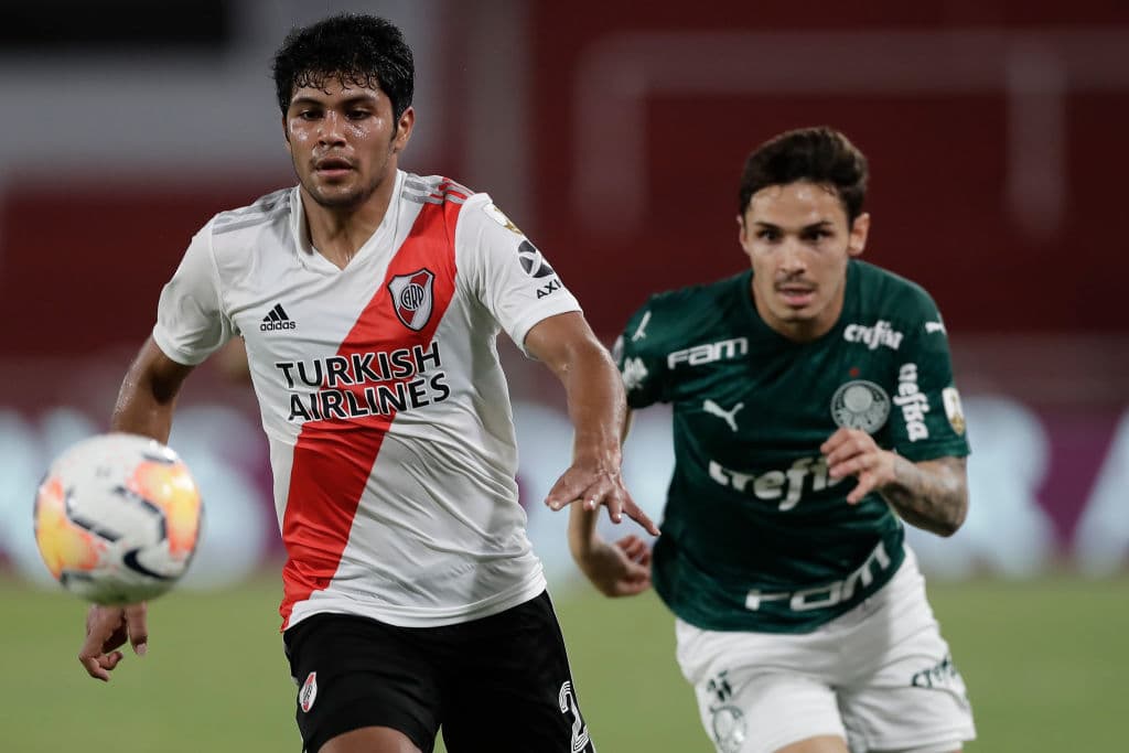 Con goles de Rony, Luiz Adriano y Matías Viñas, Palmeiras golea 0-3 a River y saborean la final de la Copa Libertadores.