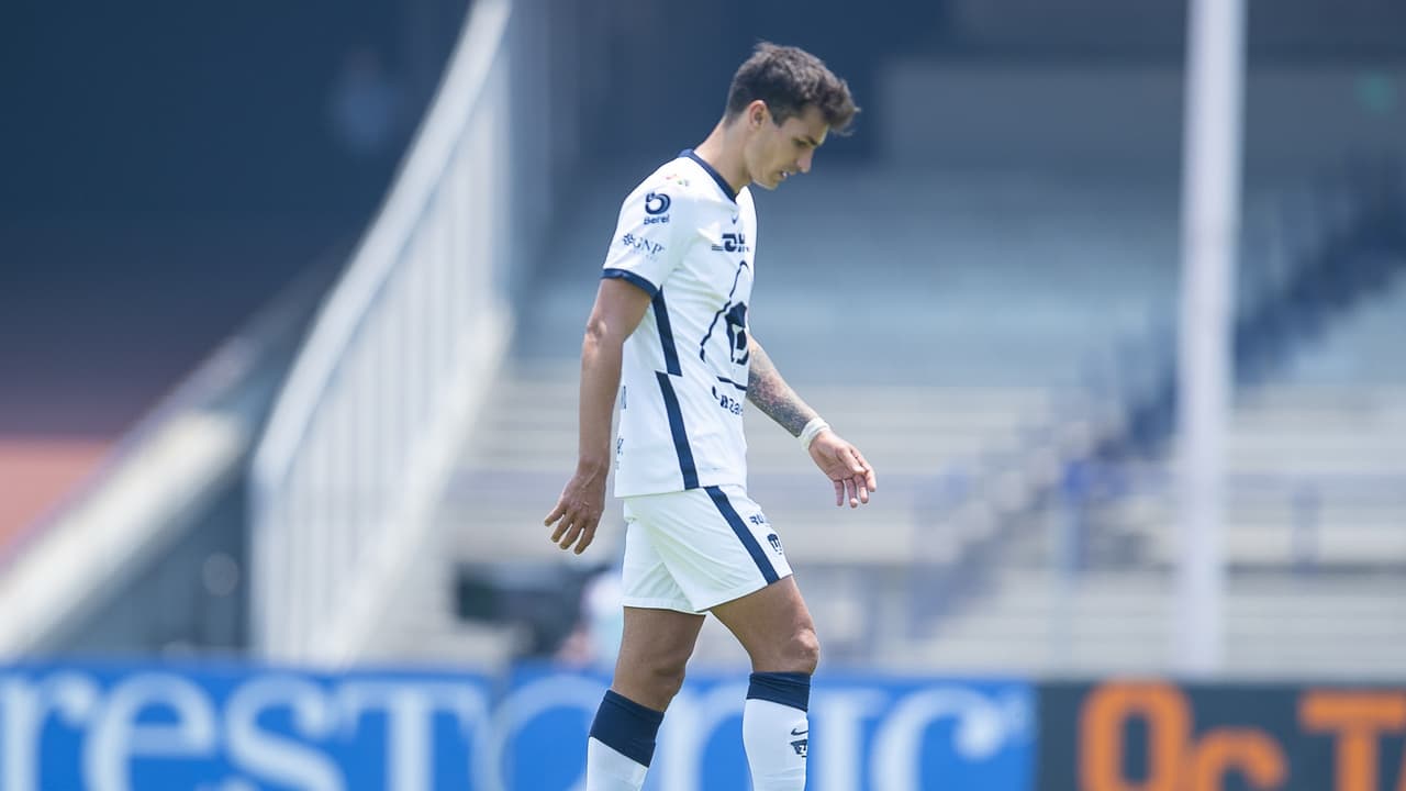 Dinenno admite frustración en Pumas de cara al Clásico Capitalino
