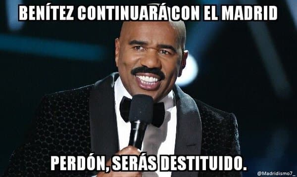 Los memes del despido de Rafa Benítez