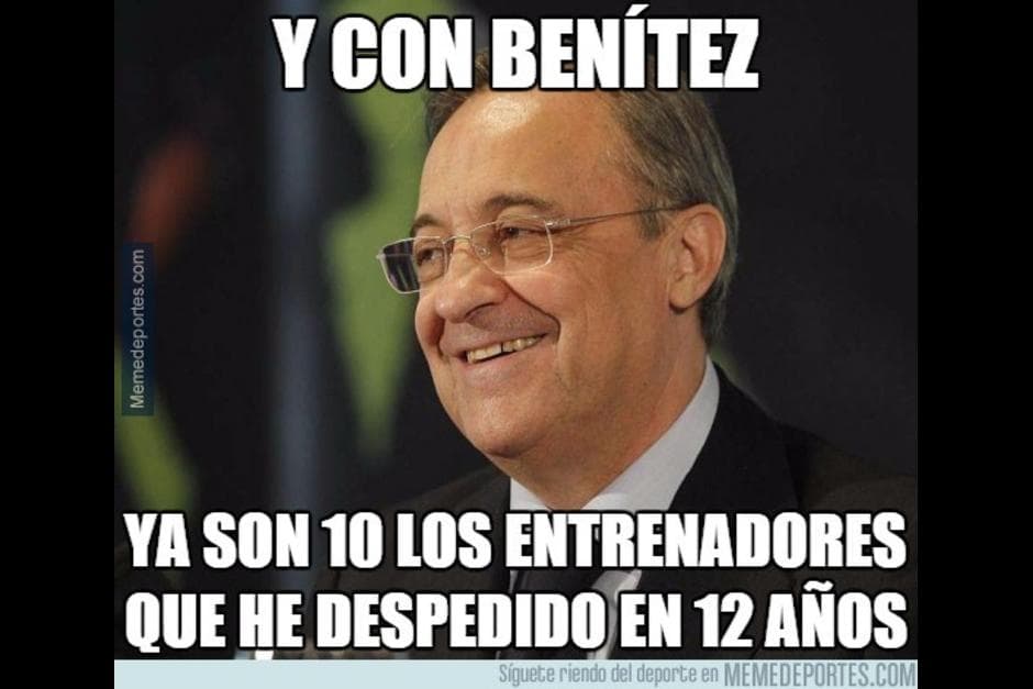 Los memes del despido de Rafa Benítez