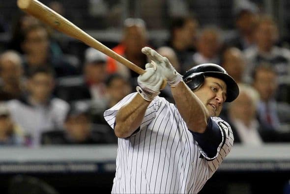 Unos minutos después, la segunda polémica. Lance Berkman también conectó tablazo, aparentemente de cuatro esquinas.