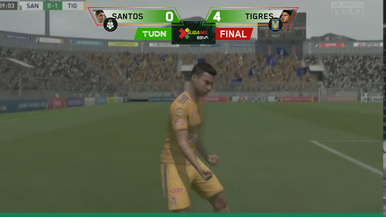 ¡Goliza e-Ncomparable! Tigres derrota a Santos en la eLiga MX