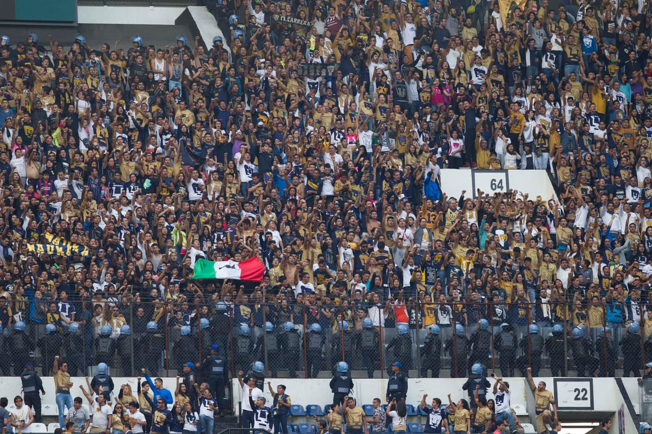 Pumas venció en la campaña regular a su Rival Veracruz por un contundente 3-0.