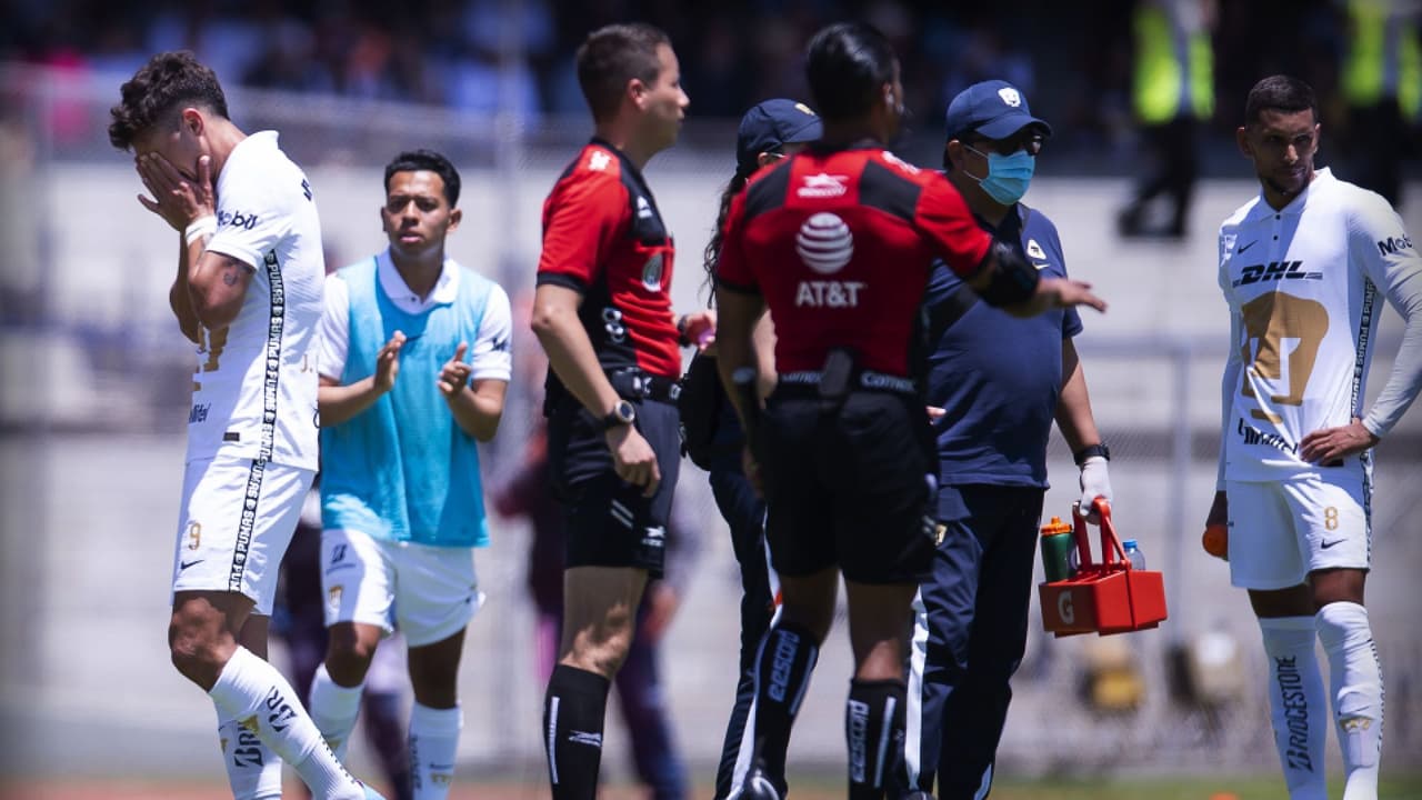 Confirman suspensión a Dinenno y es baja para Pumas vs San Luis