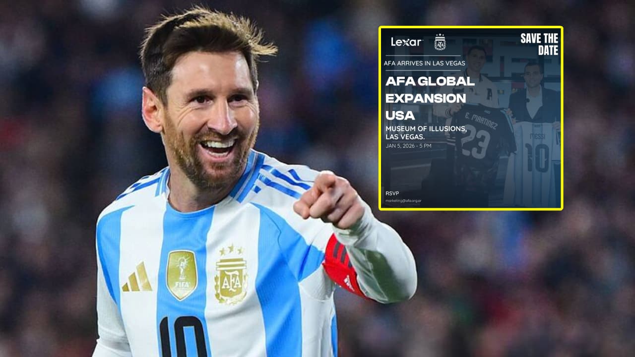 Selección Argentina llegará a Las Vegas para el AFA Global Expansion USA