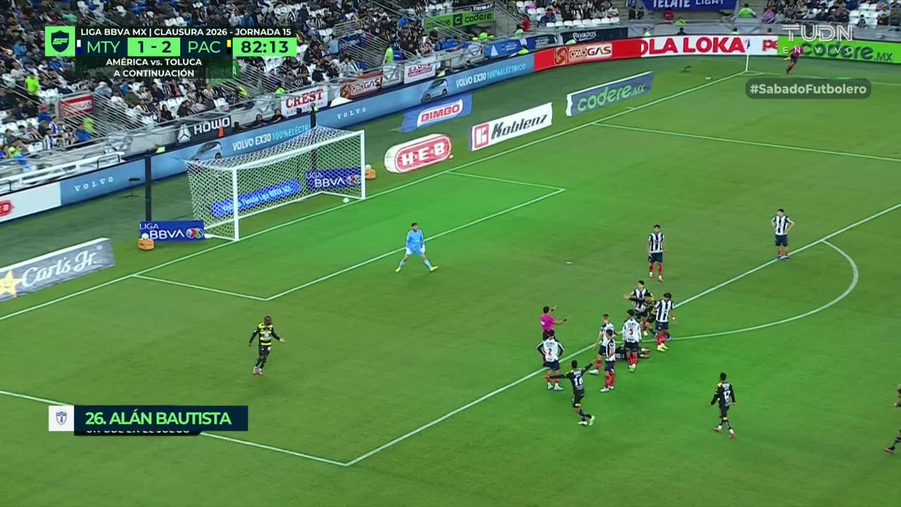 ¡GOL!  anota para Pachuca. Enner Valencia